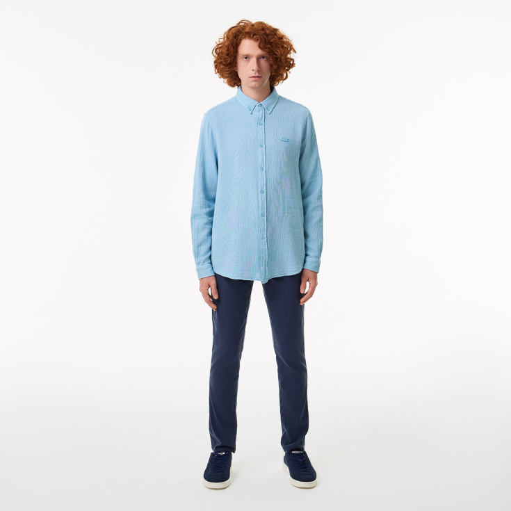 Мужская хлопковая рубашка Lacoste Мужская хлопковая рубашка Lacoste