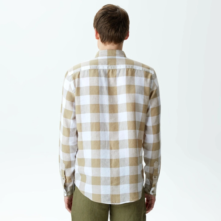 Мужская клетчатая рубашка Lacoste Мужская клетчатая рубашка Lacoste