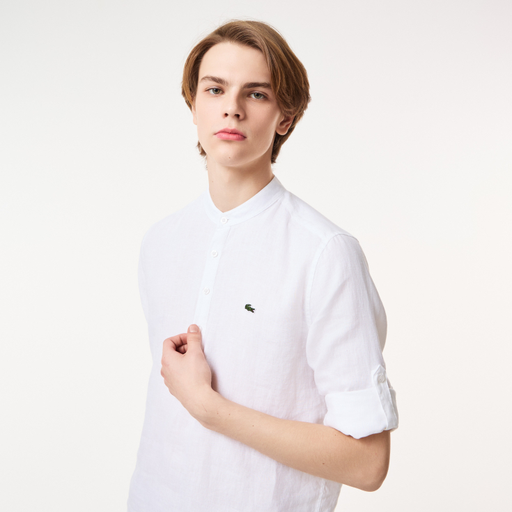 Мужская льняная рубашка Lacoste Мужская льняная рубашка Lacoste