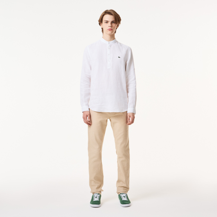 Мужская льняная рубашка Lacoste Мужская льняная рубашка Lacoste