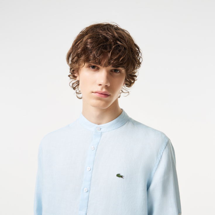 Мужская льняная рубашка Lacoste Мужская льняная рубашка Lacoste