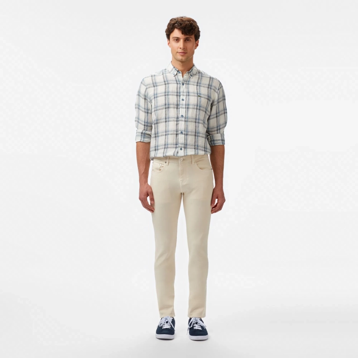 Мужская рубашка Lacoste из льна Мужская рубашка Lacoste из льна