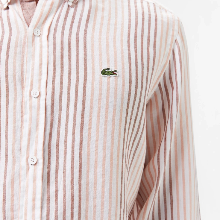 Мужская рубашка Lacoste из льна Мужская рубашка Lacoste из льна