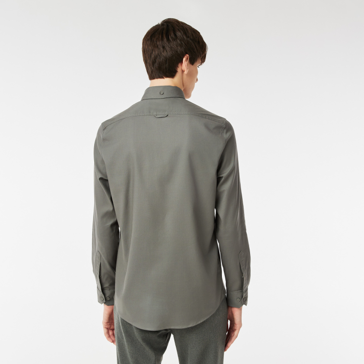 Мужская рубашка Lacoste Slim Fit Button Collar Мужская рубашка Lacoste Slim Fit Button Collar