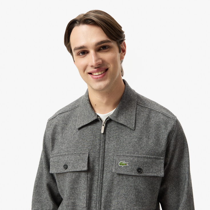 Мужская рубашка Lacoste с нагрудными карманами Мужская рубашка Lacoste с нагрудными карманами