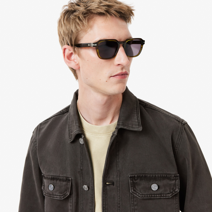 Мужская джинсовая рубашка Lacoste OVERSIZED Мужская джинсовая рубашка Lacoste OVERSIZED