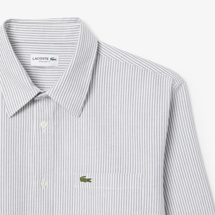 Мужская хлопковая рубашка Lacoste Мужская хлопковая рубашка Lacoste