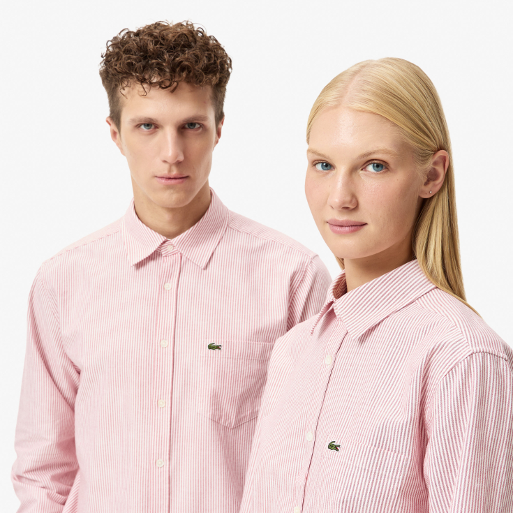 Мужская хлопковая рубашка Lacoste Мужская хлопковая рубашка Lacoste