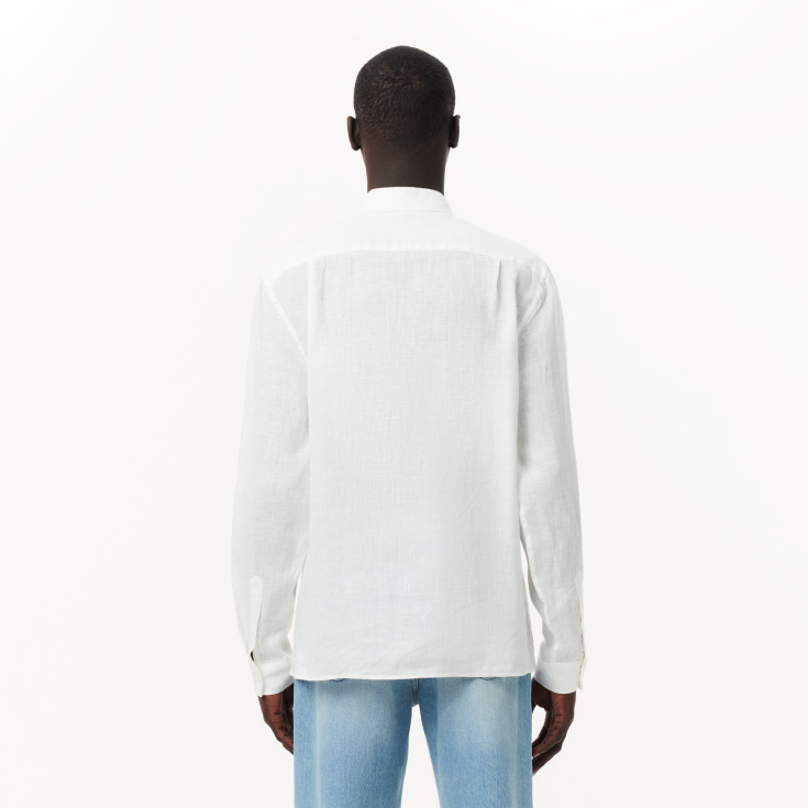 Мужская льняная рубашка Lacoste Regular Fit Мужская льняная рубашка Lacoste Regular Fit