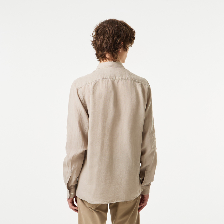 Мужская льняная рубашка Lacoste Мужская льняная рубашка Lacoste