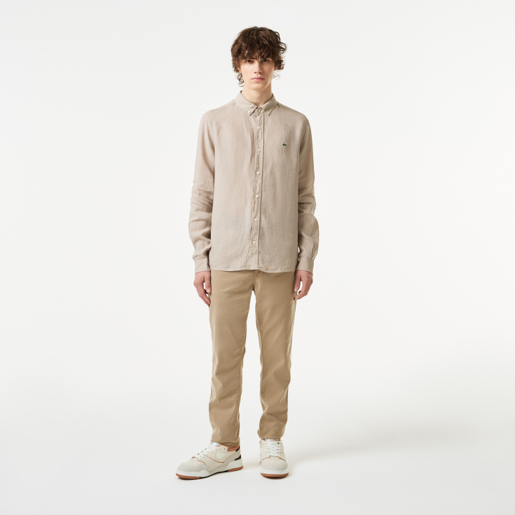 Мужская льняная рубашка Lacoste Мужская льняная рубашка Lacoste