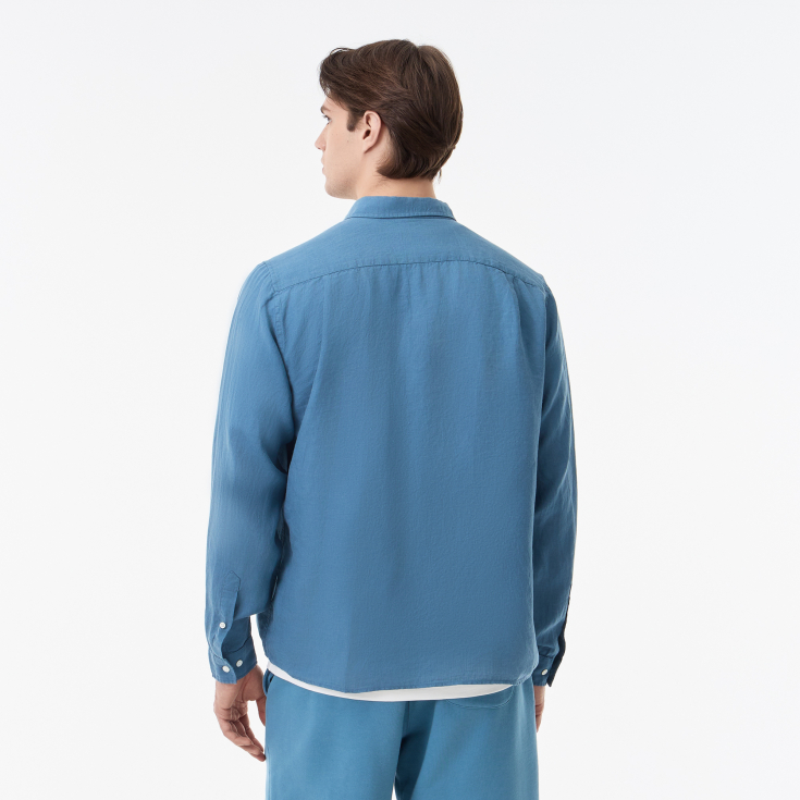 Мужская льняная рубашка Lacoste Мужская льняная рубашка Lacoste