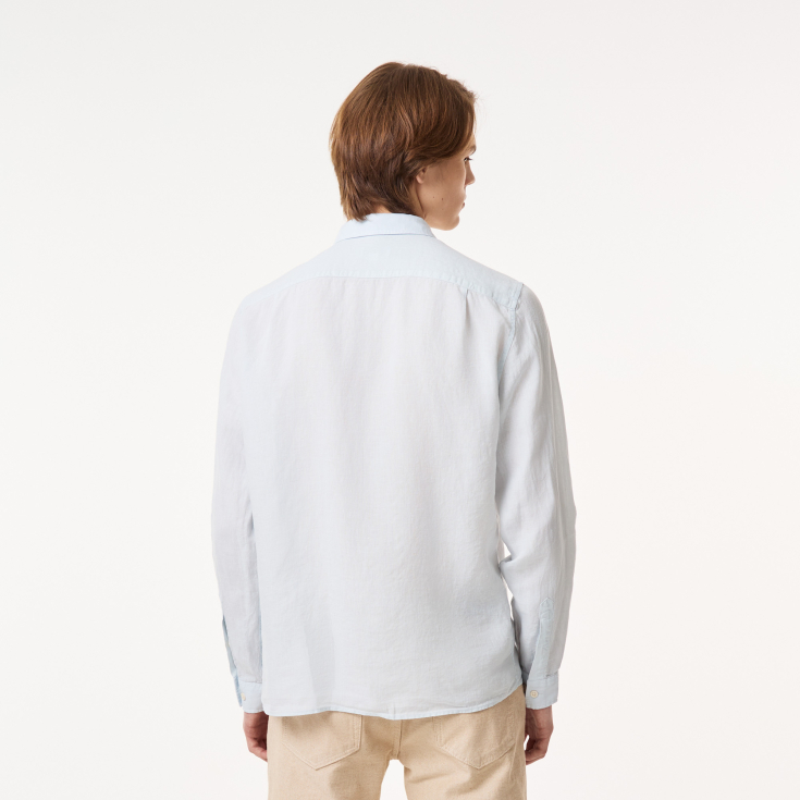 Мужская льняная рубашка Lacoste Мужская льняная рубашка Lacoste