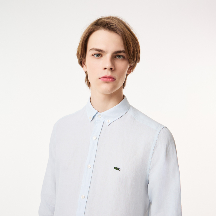 Мужская льняная рубашка Lacoste Мужская льняная рубашка Lacoste