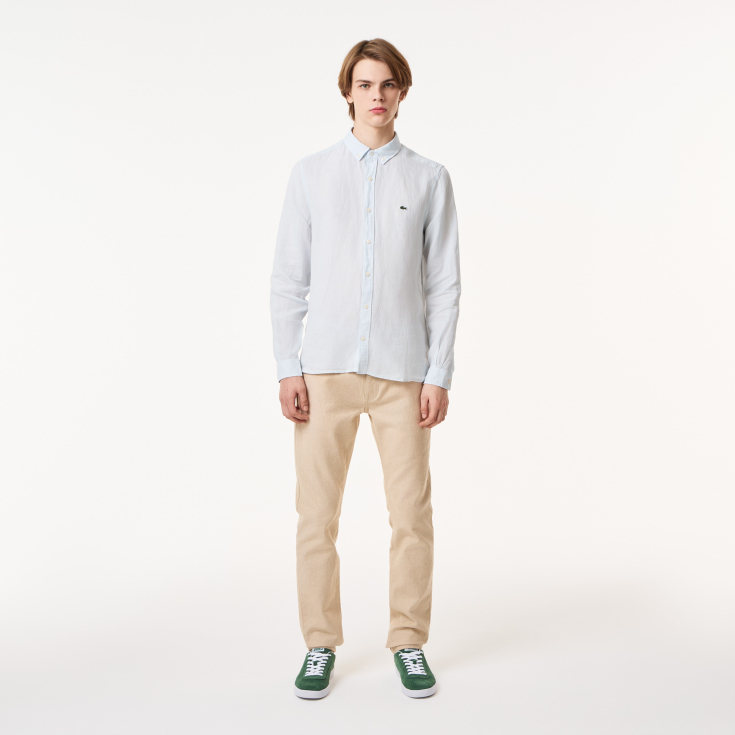 Мужская льняная рубашка Lacoste Мужская льняная рубашка Lacoste