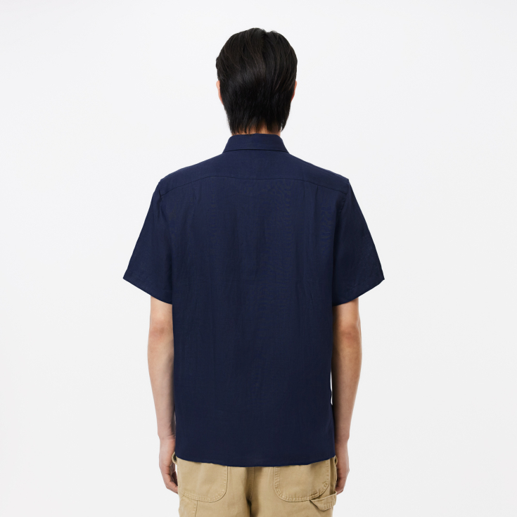 Мужская льняная рубашка Lacoste Мужская льняная рубашка Lacoste