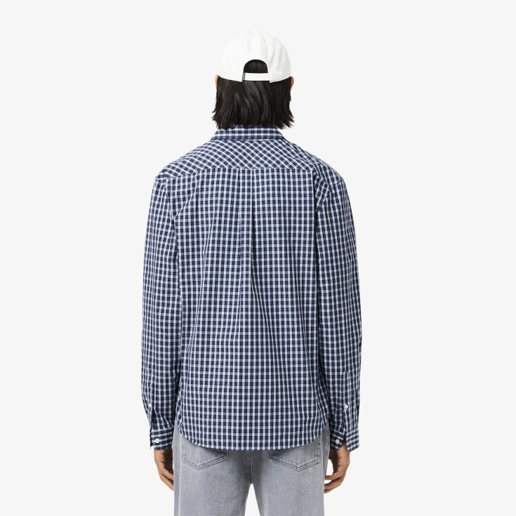 Мужская рубашка Lacoste Regular Fit в клетку Мужская рубашка Lacoste Regular Fit в клетку