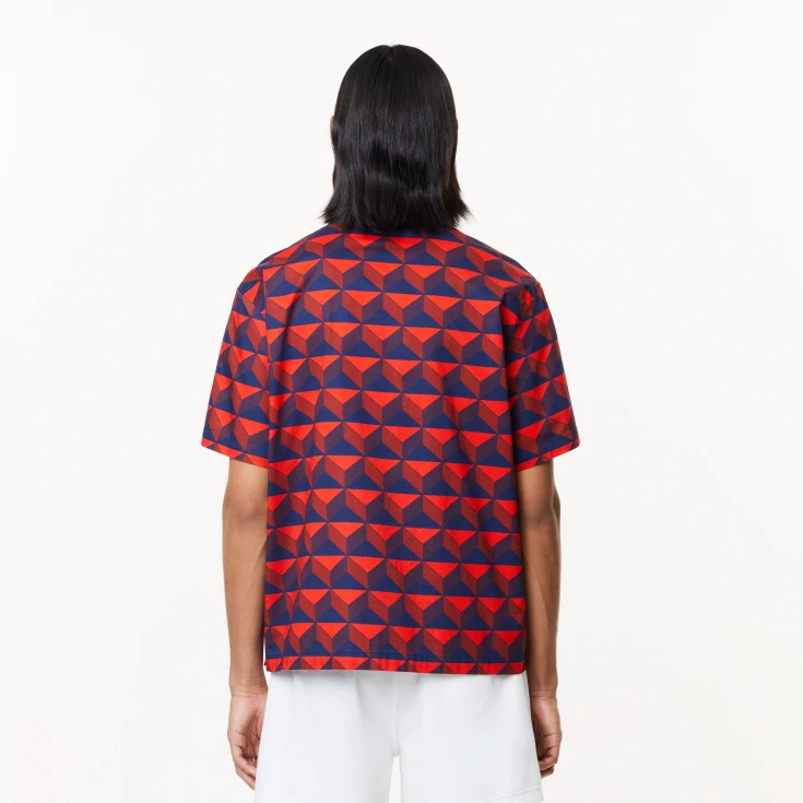 Мужская рубашка Lacoste с коротким рукавом Мужская рубашка Lacoste с коротким рукавом