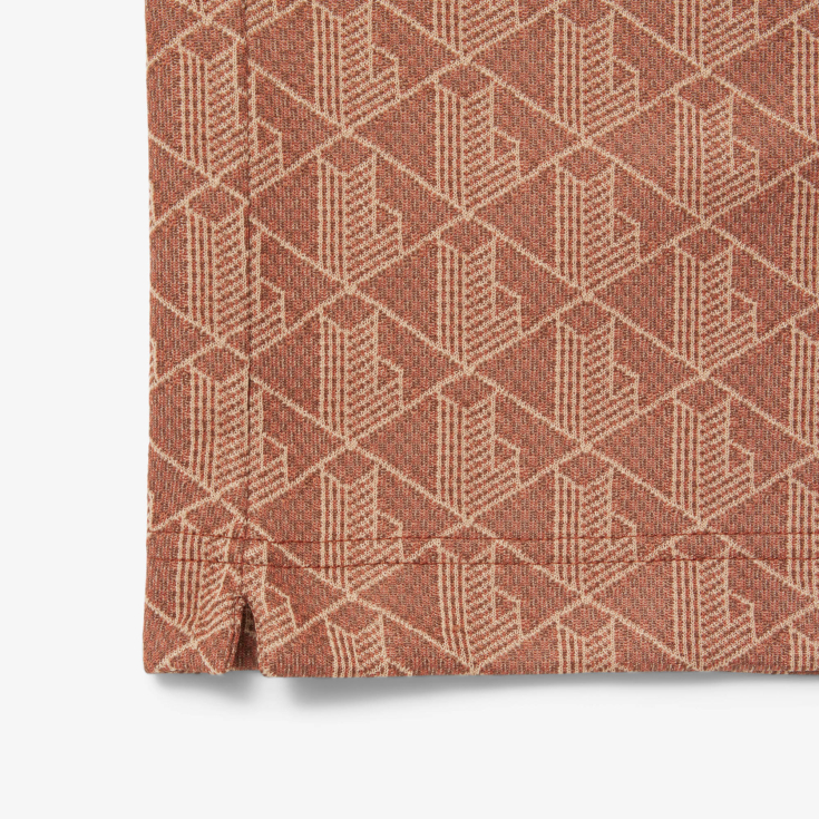 Мужское поло Lacoste Classic Fit с монограммой Мужское поло Lacoste Classic Fit с монограммой