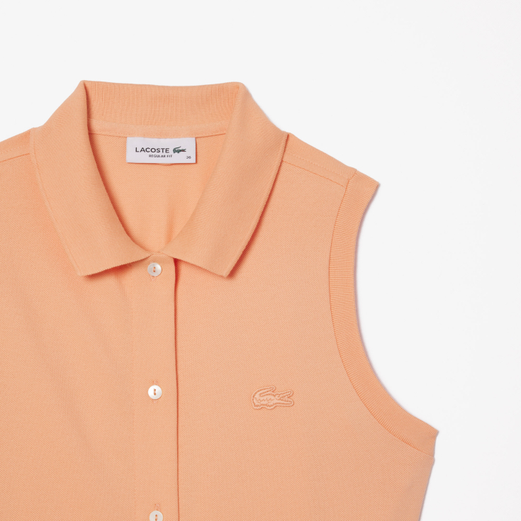 Женское платье-поло Lacoste с поясом Женское платье-поло Lacoste с поясом