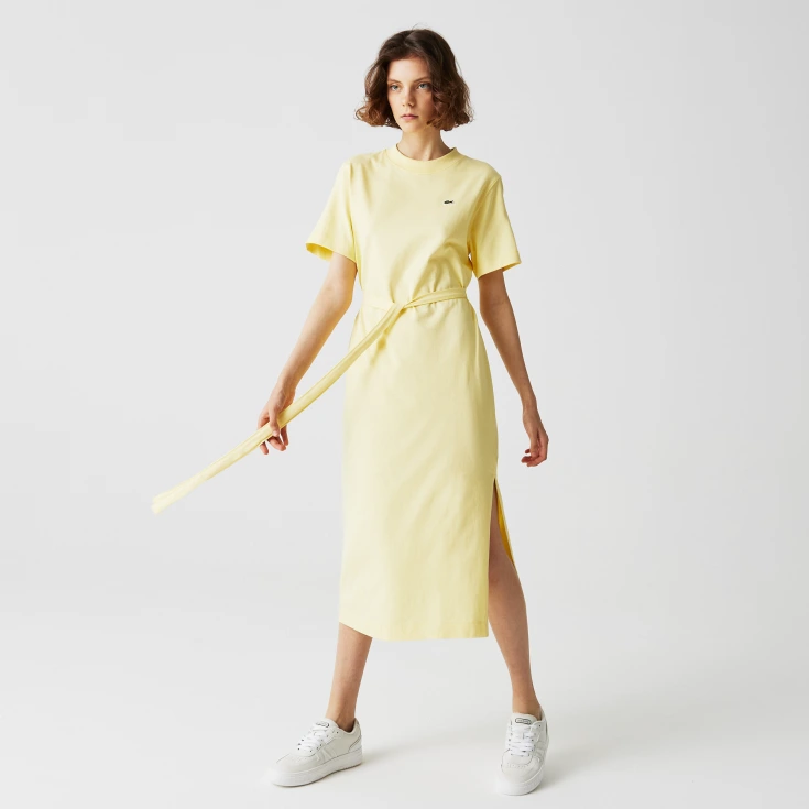 Женское платье Lacoste с поясом Женское платье Lacoste с поясом