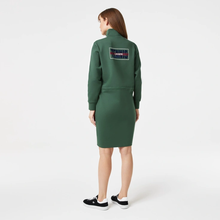 Платье Lacoste с эластичным поясом на молнии Платье Lacoste с эластичным поясом на молнии