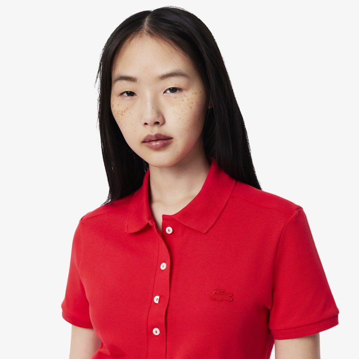 Женское платье-поло Lacoste Slim Fit Женское платье-поло Lacoste Slim Fit