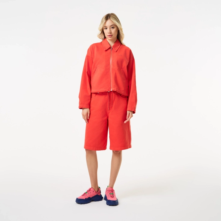 Женские длинные шорты Lacoste Женские длинные шорты Lacoste