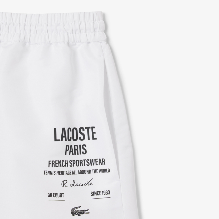Длинные шорты Lacoste с принтом Длинные шорты Lacoste с принтом