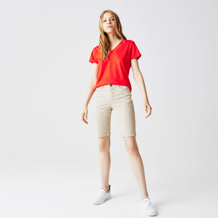 Женские шорты Lacoste Slim Fit Женские шорты Lacoste Slim Fit