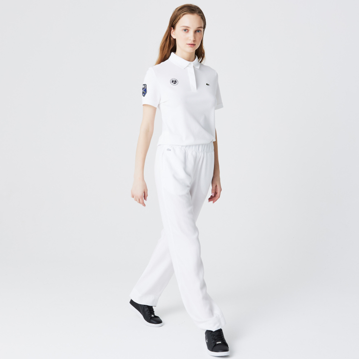 Женские брюки Lacoste из смеси льна и лиоцелла Женские брюки Lacoste из смеси льна и лиоцелла