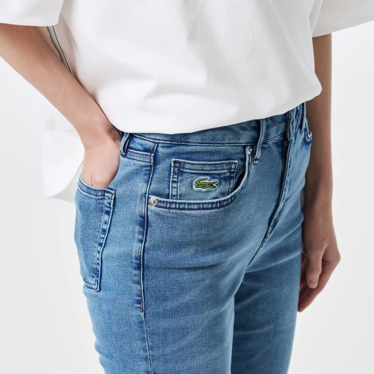 Женские джинсы с высокой талией Lacoste skinny Fit Женские джинсы с высокой талией Lacoste skinny Fit
