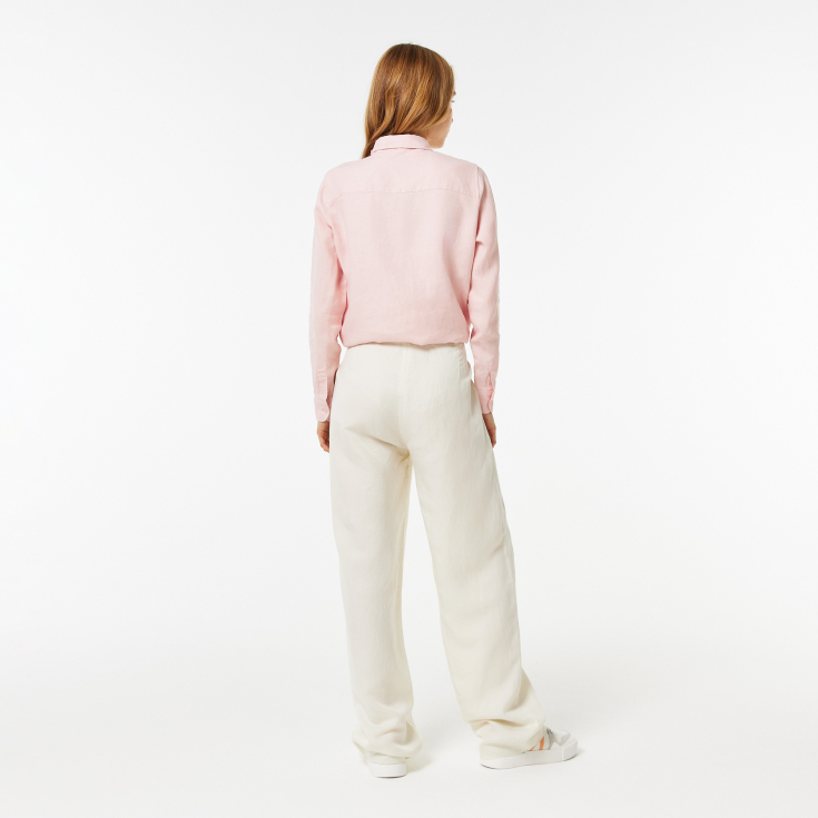 Женские льняные брюки Lacoste Женские льняные брюки Lacoste