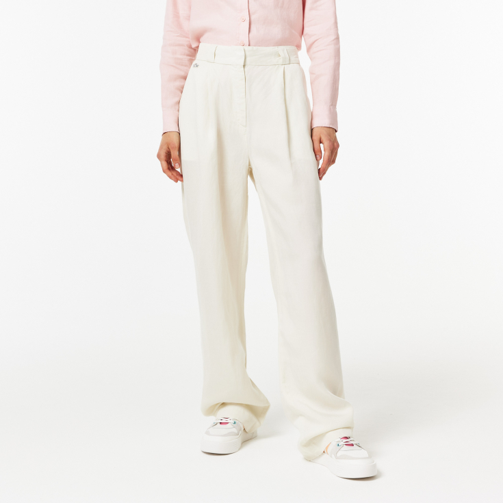 Женские льняные брюки Lacoste Женские льняные брюки Lacoste