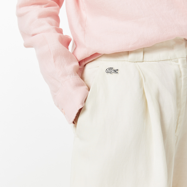 Женские льняные брюки Lacoste Женские льняные брюки Lacoste