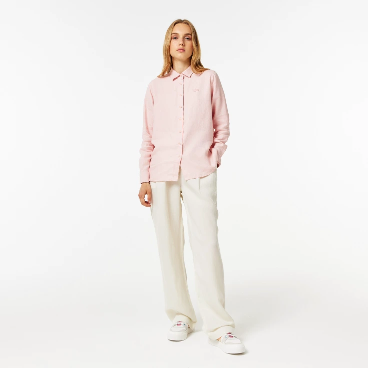 Женские льняные брюки Lacoste Женские льняные брюки Lacoste