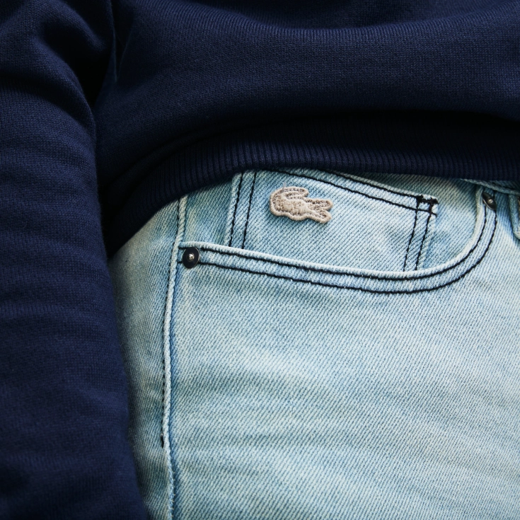 Женские эластичные джинсы Lacoste L!VE Женские эластичные джинсы Lacoste L!VE