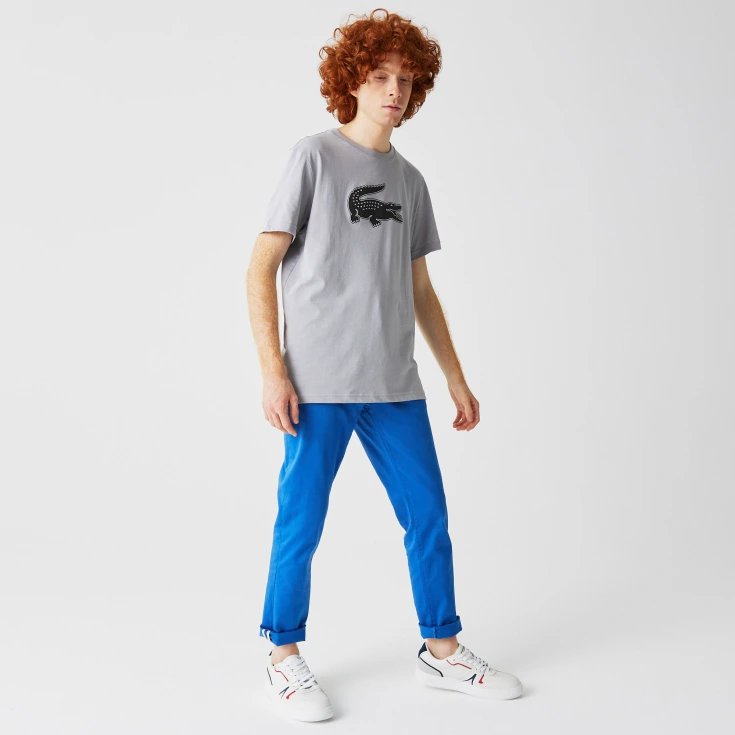 Мужские классические брюки - чинос Lacoste Slim Fit из хлопка Мужские классические брюки - чинос Lacoste Slim Fit из хлопка