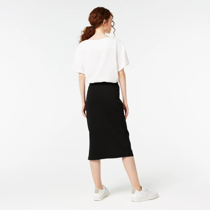 Женская юбка Lacoste с эластичным поясом Женская юбка Lacoste с эластичным поясом