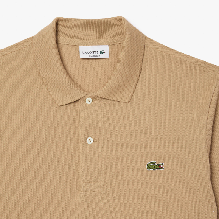 Мужское поло Lacoste L.12.21 Classic Fit с длинным рукавом Мужское поло Lacoste L.12.21 Classic Fit с длинным рукавом