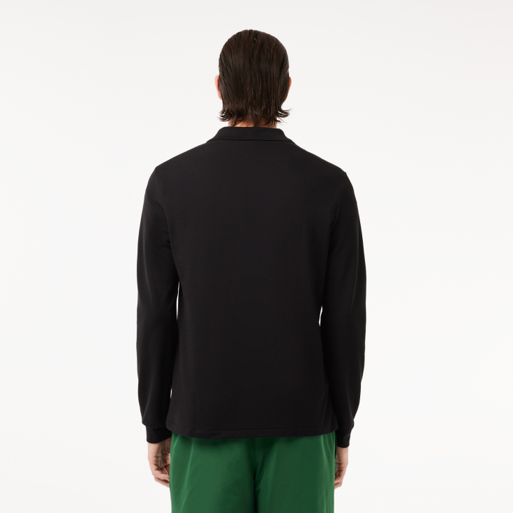 Мужское поло Lacoste L.12.21 Classic Fit с длинным рукавом Мужское поло Lacoste L.12.21 Classic Fit с длинным рукавом