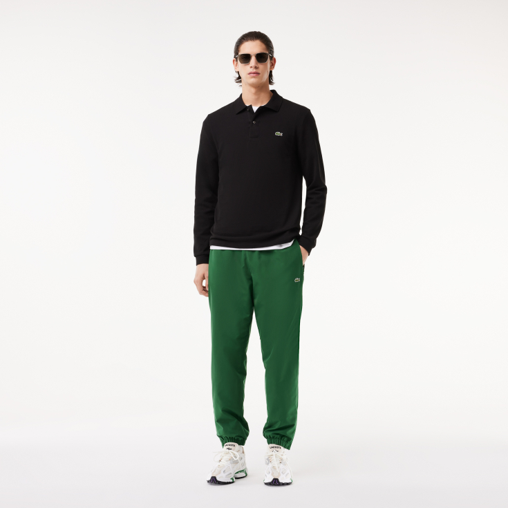 Мужское поло Lacoste L.12.21 Classic Fit с длинным рукавом Мужское поло Lacoste L.12.21 Classic Fit с длинным рукавом
