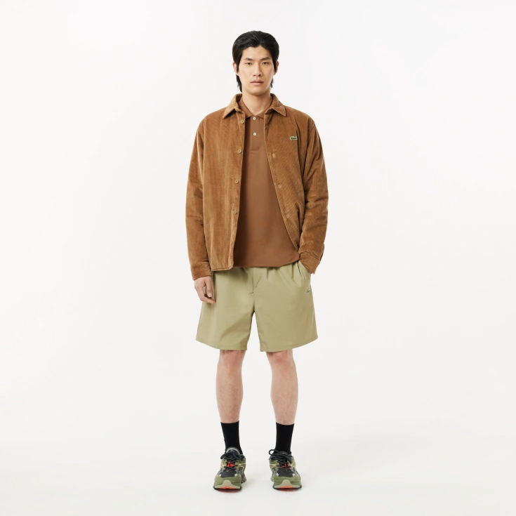 Мужское поло Lacoste L.12.21 Classic Fit с длинным рукавом Мужское поло Lacoste L.12.21 Classic Fit с длинным рукавом