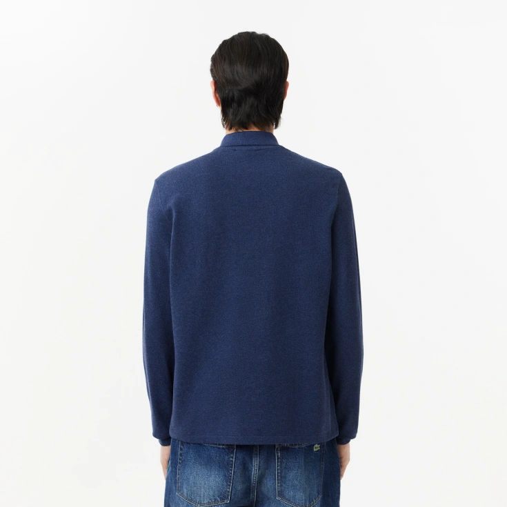 Мужское поло Lacoste L.12.21 Classic Fit с длинным рукавом Мужское поло Lacoste L.12.21 Classic Fit с длинным рукавом