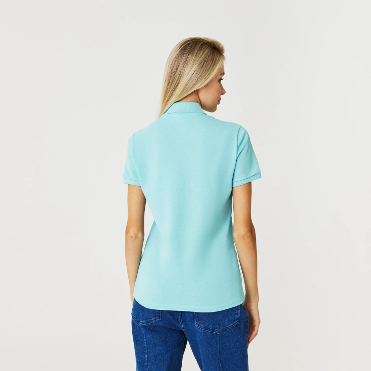 Женское поло Lacoste Slim Fit из эластичного хлопка Женское поло Lacoste Slim Fit из эластичного хлопка
