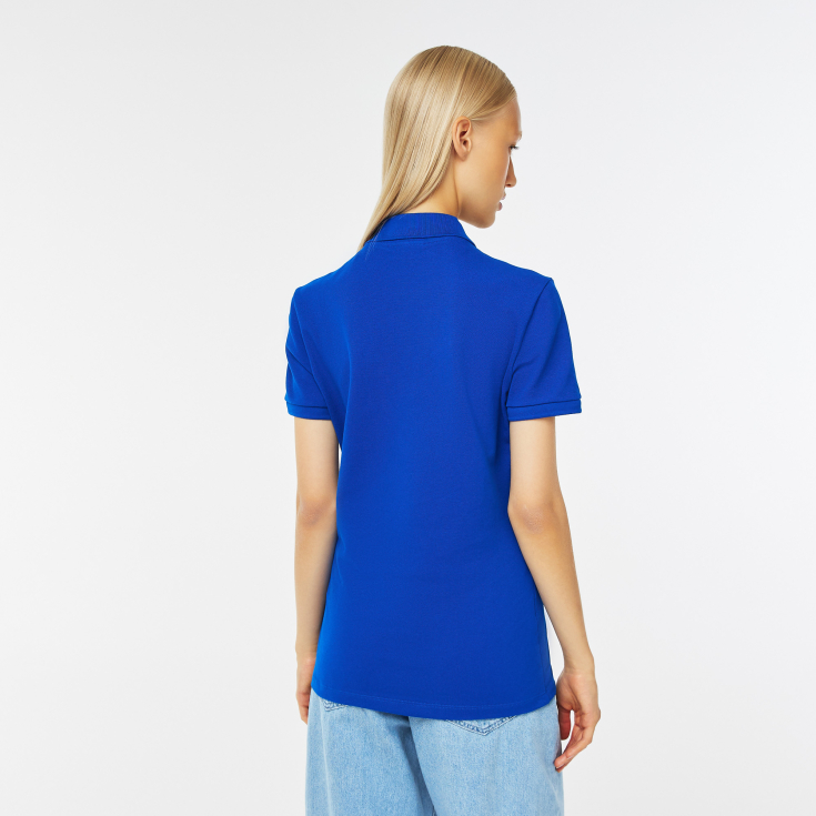 Женское поло Lacoste Slim Fit из эластичного хлопка Женское поло Lacoste Slim Fit из эластичного хлопка