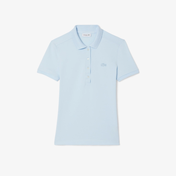 Женское поло Lacoste Slim Fit из эластичного хлопка Женское поло Lacoste Slim Fit из эластичного хлопка
