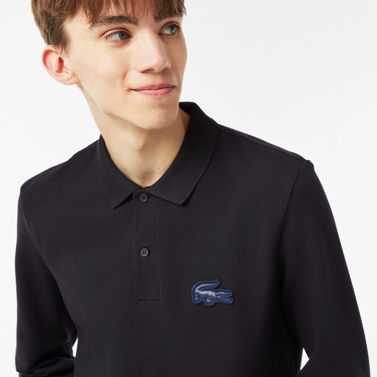 Мужское поло Lacoste L.12.12 с длинными рукавами Мужское поло Lacoste L.12.12 с длинными рукавами