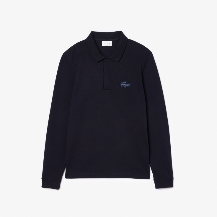 Мужское поло Lacoste L.12.12 с длинными рукавами Мужское поло Lacoste L.12.12 с длинными рукавами