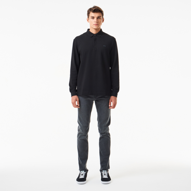 Мужское поло Lacoste с длинными рукавами Мужское поло Lacoste с длинными рукавами